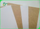 450gsm एफएससी प्रमाणित मिट्टी लेपित क्राफ्ट वापस खाद्य ग्रेड पेपर रोल / पैकिंग के लिए सफेद लाइनर पेपर